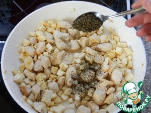 Гратен из курицы с сельдереем Гратен из курицы с сельдереем