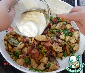 Гратен из курицы с сельдереем Гратен из курицы с сельдереем