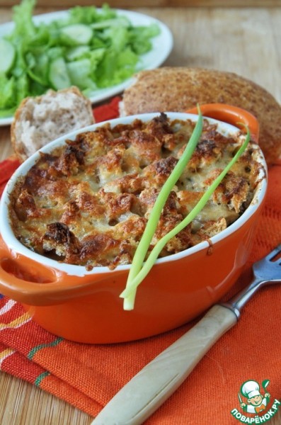 Гратен из курицы с сельдереем Гратен из курицы с сельдереем