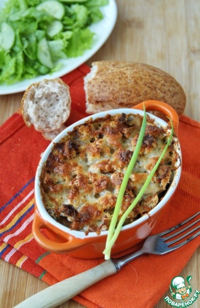 Гратен из курицы с сельдереем Гратен из курицы с сельдереем