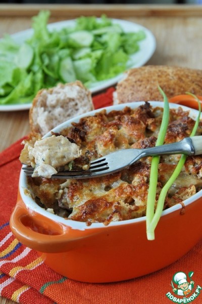 Гратен из курицы с сельдереем Гратен из курицы с сельдереем
