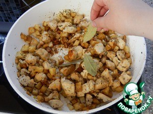 Гратен из курицы с сельдереем Гратен из курицы с сельдереем