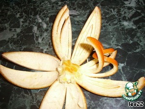 Гратен из манго "Апельсиновая снежинка" Гратен из манго "Апельсиновая снежинка"