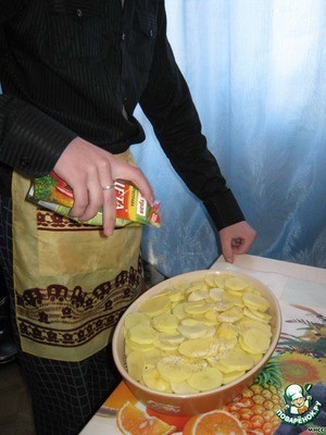 Гратен из мяса и овощей "Французский поцелуй" Гратен из мяса и овощей "Французский поцелуй"