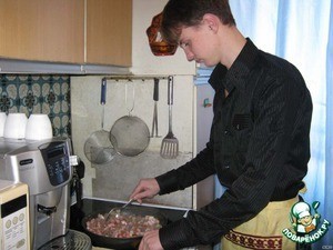 Гратен из мяса и овощей "Французский поцелуй" Гратен из мяса и овощей "Французский поцелуй"