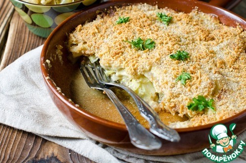 Гратен из молодой капусты Гратен из молодой капусты