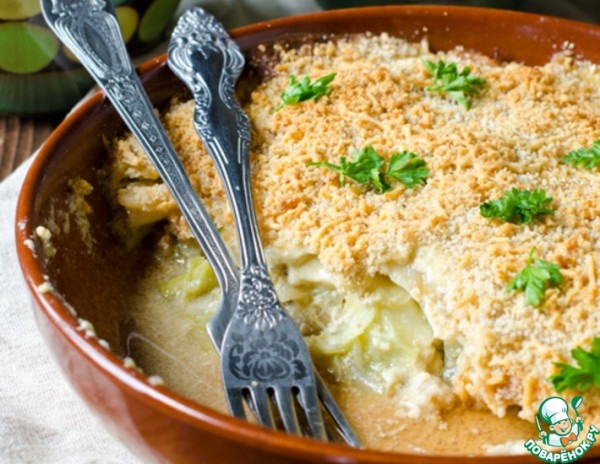 Гратен из молодой капусты Гратен из молодой капусты