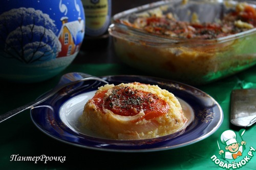 Гратен из поленты Гратен из поленты