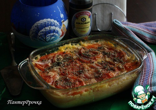 Гратен из поленты Гратен из поленты