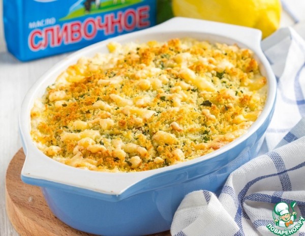 Гратен из репы с хлебными крошками Гратен из репы с хлебными крошками