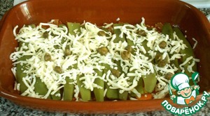 Гратен из стручковой фасоли