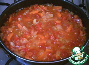 Гратен из стручковой фасоли