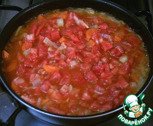 Гратен из стручковой фасоли