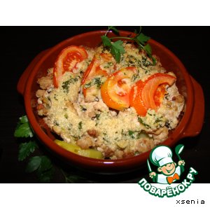 Гратен из томатов с мясом Гратен из томатов с мясом