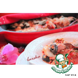 Гратен из трески "Восточно-средиземноморский"