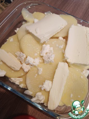 Гратен с брынзой