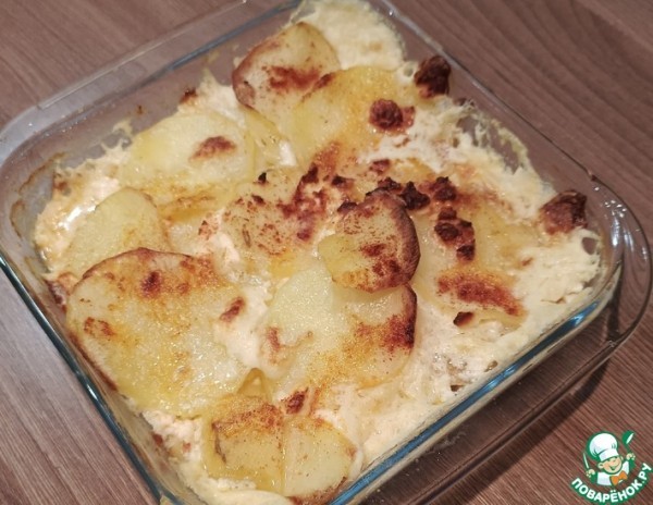 Гратен с брынзой