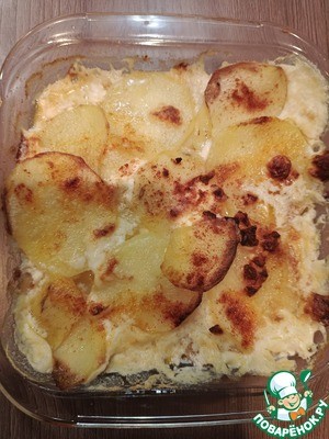 Гратен с брынзой