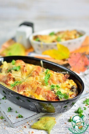 Гратен с цветной капустой, уткой и беконом Гратен с цветной капустой, уткой и беконом