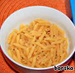 Гратин из макарон, копченого лосося и яблока Гратин из макарон, копченого лосося и яблока