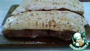 Грудинка, запеченная в рукаве Грудинка, запеченная в рукаве