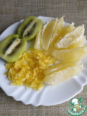 Грушевое варенье с лимоном и киви