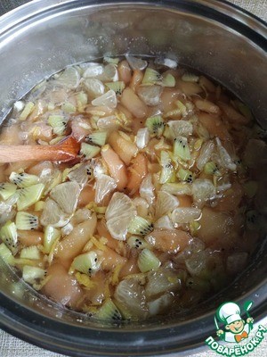 Грушевое варенье с лимоном и киви