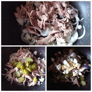 Хлебные горшочки с мясом и сыром