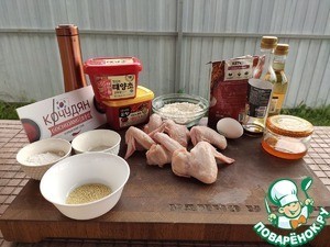 Хрустящие крылышки в остро-сладком соусе Хрустящие крылышки в остро-сладком соусе