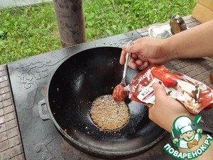 Хрустящие крылышки в остро-сладком соусе Хрустящие крылышки в остро-сладком соусе