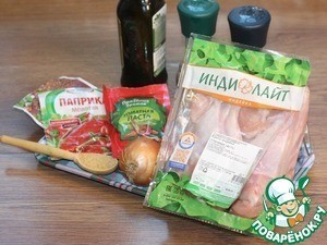 Индейка в соусе «копчёный техасец»