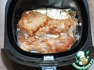 Индейка в соусе «копчёный техасец»