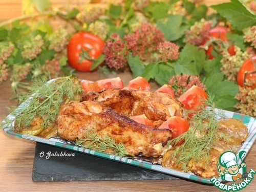 Индейка в соусе «копчёный техасец»