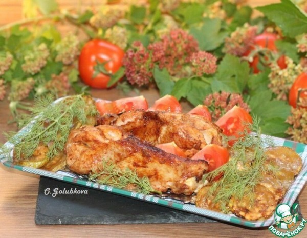 Индейка в соусе «копчёный техасец»