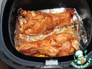Индейка в соусе «копчёный техасец»
