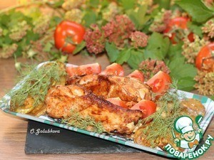 Индейка в соусе «копчёный техасец»