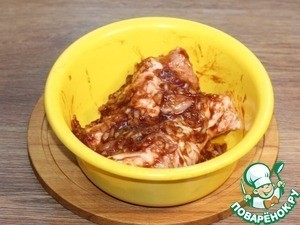 Индейка в соусе «копчёный техасец»