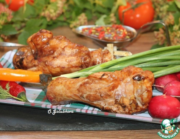 Индюшачьи шашлычки Сатай с арахисовым соусом Индюшачьи шашлычки Сатай с арахисовым соусом