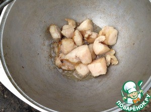 Ягнёнок в казане "По-московски" Ягнёнок в казане "По-московски"