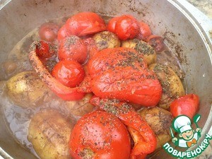 Ягнёнок в казане "По-московски" Ягнёнок в казане "По-московски"