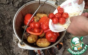 Ягнёнок в казане "По-московски" Ягнёнок в казане "По-московски"