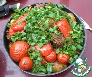 Ягнёнок в казане "По-московски" Ягнёнок в казане "По-московски"