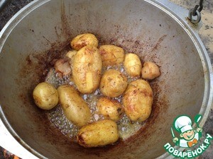 Ягнёнок в казане "По-московски" Ягнёнок в казане "По-московски"