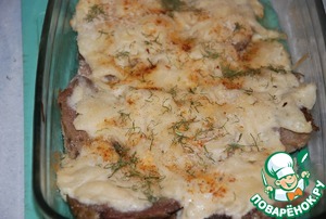 Язык в сырном соусе Язык в сырном соусе