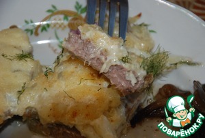 Язык в сырном соусе Язык в сырном соусе