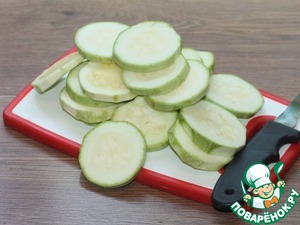 Кабачки, запечённые с фаршем индейки