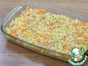 Кабачки, запечённые с фаршем индейки