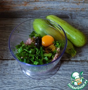 Кабачковые кольца с фаршем