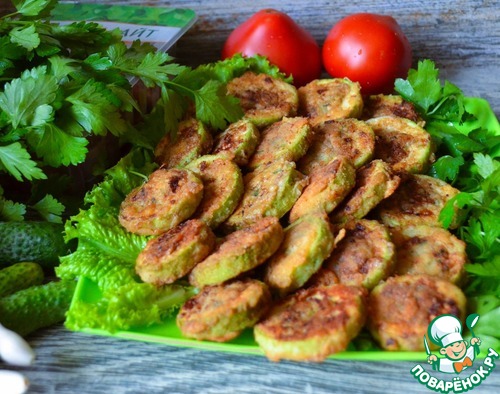 Кабачковые кольца с фаршем