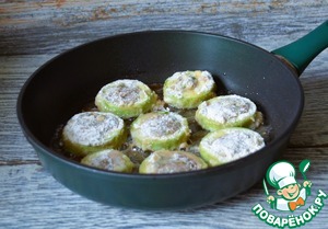 Кабачковые кольца с фаршем